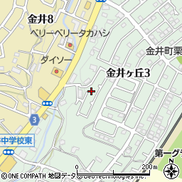 東京都町田市金井ヶ丘3丁目24-6周辺の地図
