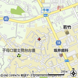 神奈川県川崎市高津区子母口54-196周辺の地図