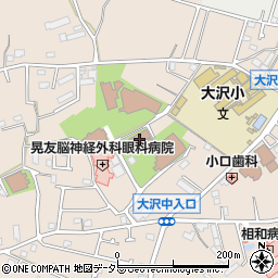 晃友内科整形外科周辺の地図