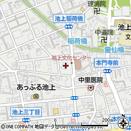 東京都大田区池上3丁目12周辺の地図