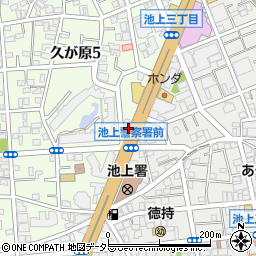 東京都大田区久が原5丁目28周辺の地図