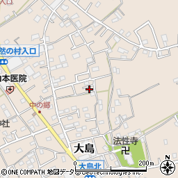 神奈川県相模原市緑区大島3196-5周辺の地図