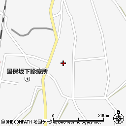 岐阜県中津川市坂下178-3周辺の地図