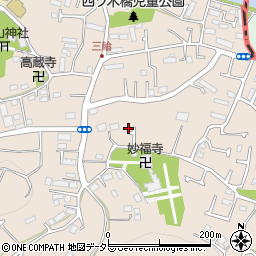 東京都町田市三輪町482周辺の地図