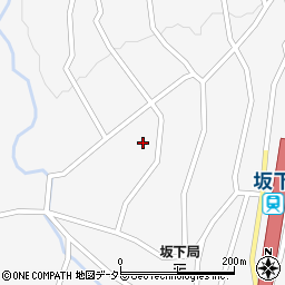 岐阜県中津川市坂下1734-6周辺の地図