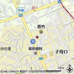 神奈川県川崎市高津区子母口403周辺の地図