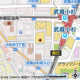 眼鏡市場　イトーヨーカドー武蔵小杉駅前店周辺の地図