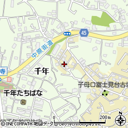 神奈川県川崎市高津区子母口54-17周辺の地図