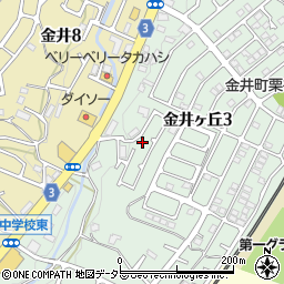 東京都町田市金井ヶ丘3丁目24-13周辺の地図