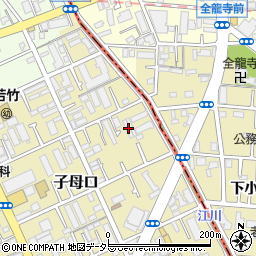 神奈川県川崎市高津区子母口442周辺の地図