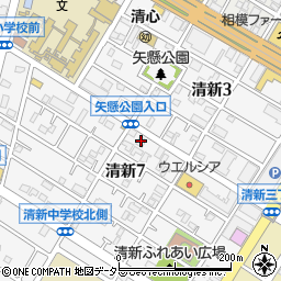株式会社ムーン・ウェーブ　相模原清新店周辺の地図