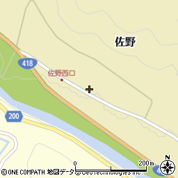 岐阜県山県市佐野286周辺の地図