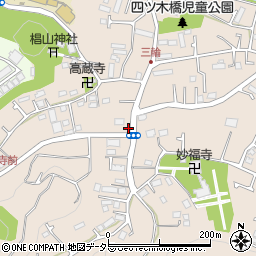 東京都町田市三輪町1546周辺の地図