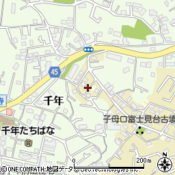 神奈川県川崎市高津区子母口富士見台周辺の地図