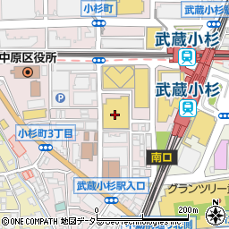 コミュニティアリーナ武蔵小杉テニスクラブ周辺の地図