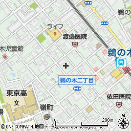 東京都大田区鵜の木2丁目19周辺の地図