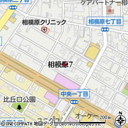 神奈川県相模原市中央区相模原7丁目9-5周辺の地図