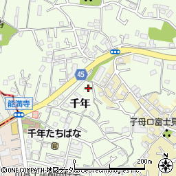神奈川県川崎市高津区千年247周辺の地図