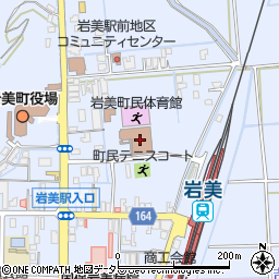 岩美町中央公民館周辺の地図