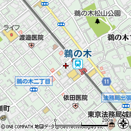 岡田耳鼻咽喉科クリニック周辺の地図
