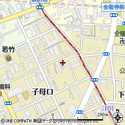 神奈川県川崎市高津区子母口441-2周辺の地図