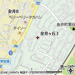 東京都町田市金井ヶ丘3丁目24-20周辺の地図