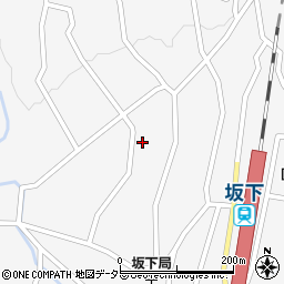 岐阜県中津川市坂下1724周辺の地図