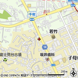 神奈川県川崎市高津区子母口174周辺の地図