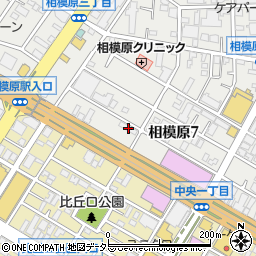 神奈川県相模原市中央区相模原7丁目2-10周辺の地図