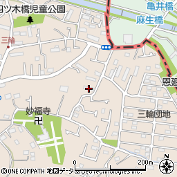 東京都町田市三輪町501周辺の地図