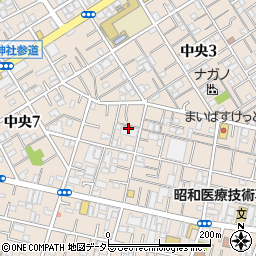 東京都大田区中央7丁目11周辺の地図