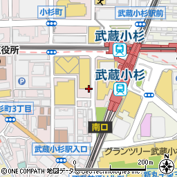 とんかつ神楽坂さくら 武蔵小杉店周辺の地図
