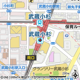 ＬＡＷＳＯＮ＋ｔｏｋｓ武蔵小杉駅店周辺の地図