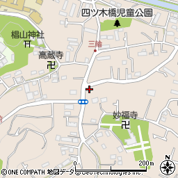 東京都町田市三輪町477周辺の地図