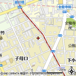 神奈川県川崎市高津区子母口443周辺の地図