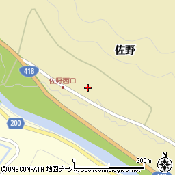 岐阜県山県市佐野283周辺の地図