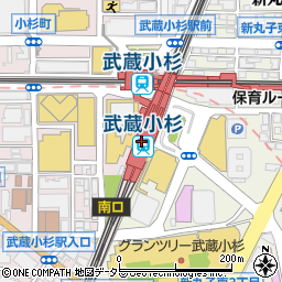ＦＡＳＴＮＡＩＬ　武蔵小杉東急スクエア周辺の地図