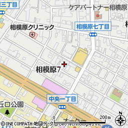 神奈川県相模原市中央区相模原7丁目8-19周辺の地図