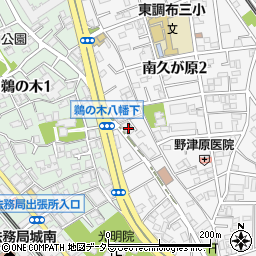 東京都大田区南久が原2丁目25-2周辺の地図