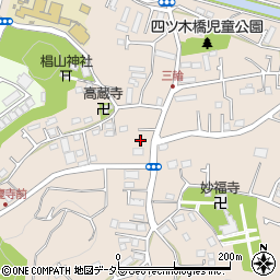 東京都町田市三輪町1548周辺の地図
