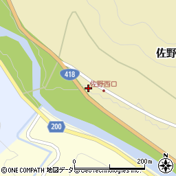 岐阜県山県市佐野334周辺の地図