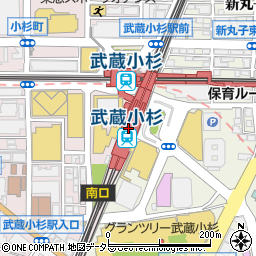 武蔵小杉駅 神奈川県川崎市中原区 駅 路線図から地図を検索 マピオン