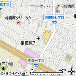 神奈川県相模原市中央区相模原7丁目8-7周辺の地図