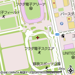 フクダ電子スクエア周辺の地図