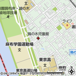 大田区立鵜の木児童館周辺の地図