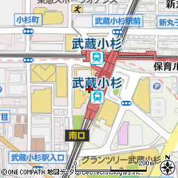 東急ストア武蔵小杉店周辺の地図