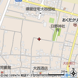 鳥取県岩美町（岩美郡）大谷周辺の地図