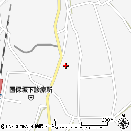 岐阜県中津川市坂下179周辺の地図