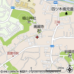 東京都町田市三輪町1540周辺の地図