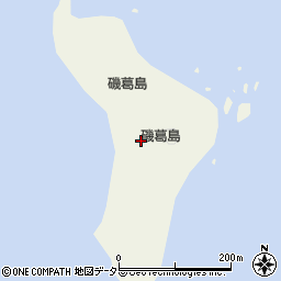 磯葛島周辺の地図